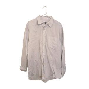 Yves Saint Laurent Men's Button-up Shirt Size 16.5/34 Light Blue Long Sleeve